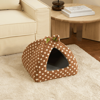 Cocoa Delight Polka Dot Pet Cave