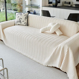 Cozy Ribbed Sofa/Couch Cover