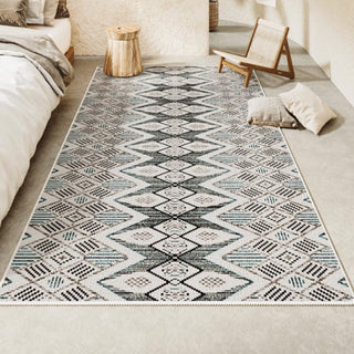 Easy Clean Rug Diamond Mirage Spillproof Boho Bedroom Area Rug