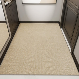 Easy Clean Rug Minimalist Natural Jute Durable Non-Slip Pet-Friendly Minimalist Hallway Indoor Doormat