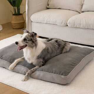 Large Grey Breathable Sleeping Mat Removable Dog Cushion Bed