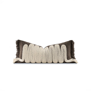 Modern Knotted Rope Lumbar Pillow