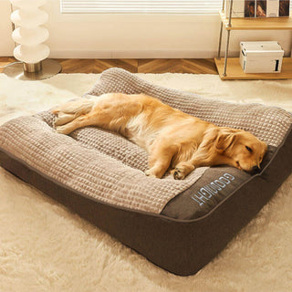 PawHaven Orthopedic Lounger: Premium Comfort Dog Bed