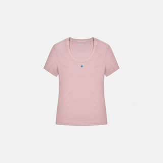 Scoop Neck Hemp Tee - Sustainable & Summer-Ready Essential - Final Sale