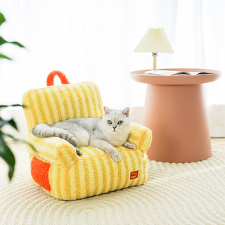 ZEZE Pets Snuggly Stripes Pet Bed