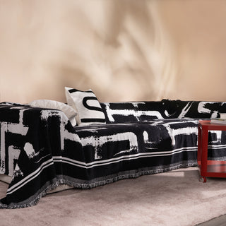 Monochrome Chic Sofa / Couch Cover