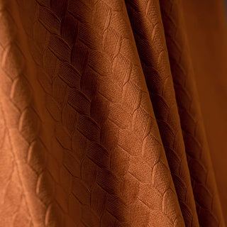 Textured Braided Pattern Curtain