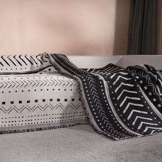 Tribal Noir Reversible Comfort Sofa / Couch Cover