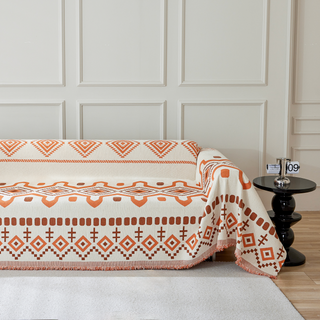 Geometric Boho Sofa Cover