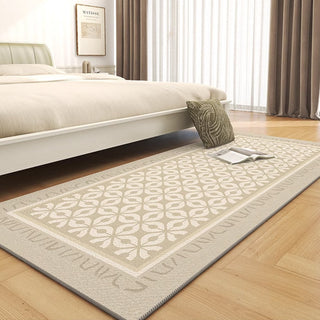 Easy Clean Rug Geometric Elegance Spillproof Non-Slip Pet-Friendly Boho Bedroom Hallway Area Rug