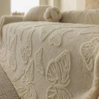 Embossed Butterfly Sofa/Couch Cover