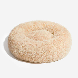 Fuzzy Round Fluffy Dog Bed