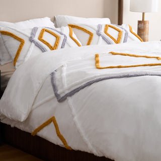 Prism Dream Tufted Duvet Cover Set