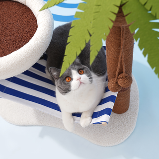 ZEZE Pets Palm Oasis Cat Tree