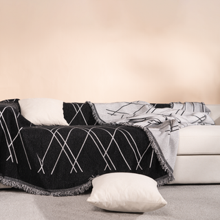 Nightfall Harmony Monochrome Chic Sofa / Couch Cover