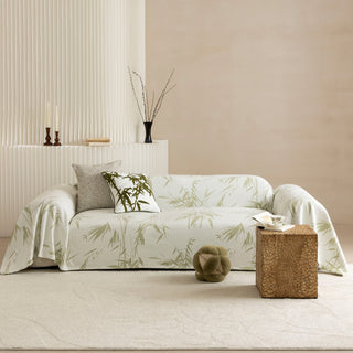 Cooling Bamboo Leaves Sofa / Couch Cover