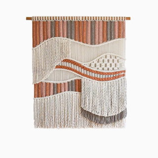 Earth Tones Woven Wall Tapestry