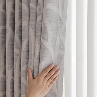 Geometric Pattern Curtain