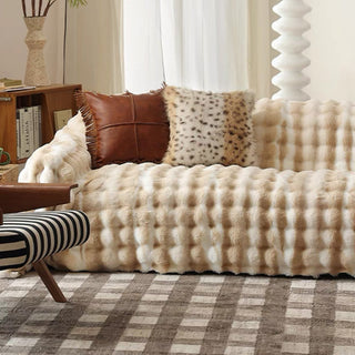 Luxurious Faux Fur Sofa/Couch Cover