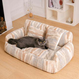 Nordic Fluffy Extra Large Cozy Dog & Cat Sofa Bed