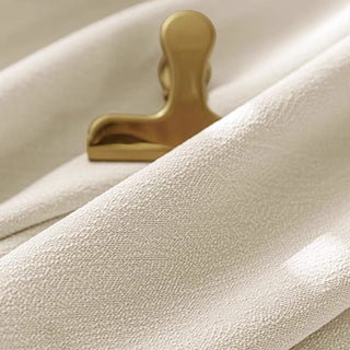 Soft Textured Ivory Whisper Curtain