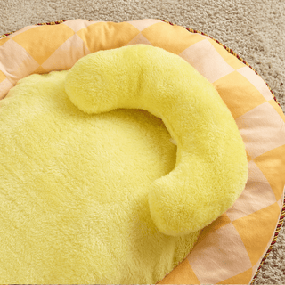 Sunshine Serenity Pet Bed with Pillow