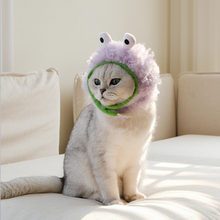 ZEZE Pets Fuzzy Monster Pet Hat