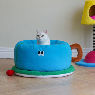 ZEZE Pets Tea Cup Pet Bed