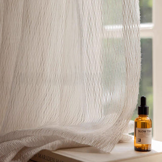 Lightweight Sheer Textured Curtain