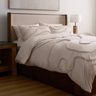 Tufted Weave Duvet Cover Set