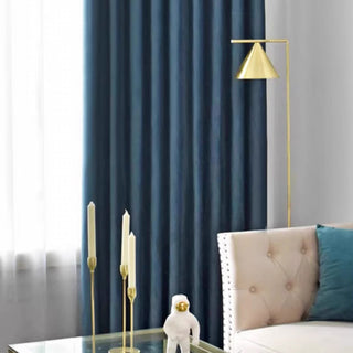 Velvet Luxe Draped Curtain