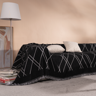 Nightfall Harmony Monochrome Chic Sofa / Couch Cover