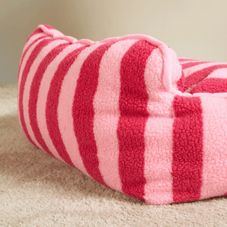 Lambswool Striped Cat Couch