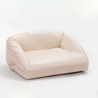 Leather Cooling Dog & Cat Sofa Bed