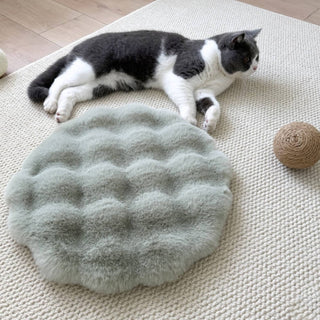 Soft Plush Warm Dog & Cat Sleeping Pad Round Dog Mat