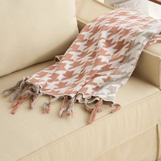 Tassel Touch Sofa Blanket