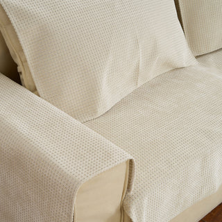 Waffle Chenille Sofa Cover