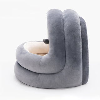 ZEZE Pets Velvet Pet Cave