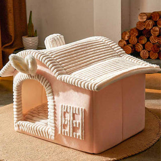 House Design Semi-Enclosed Cat Bed