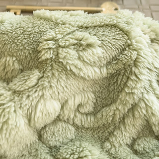 Oriental Elegance Embossed Fleece Blanket