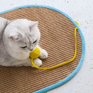 ZEZE Pets Suspendible Sisal Scratch Mat