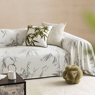 Cooling Bamboo Leaves Sofa / Couch Cover