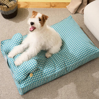 Waffle Shape Sweet Dreams Calming Dog Bed