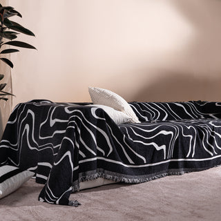 Monochrome Chic Sofa / Couch Cover