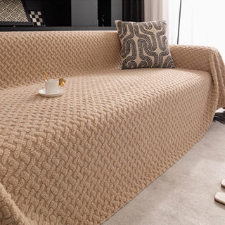 Luxurious Woven Texture Sofa Cover