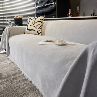 Smooth Mocha Sofa Cover